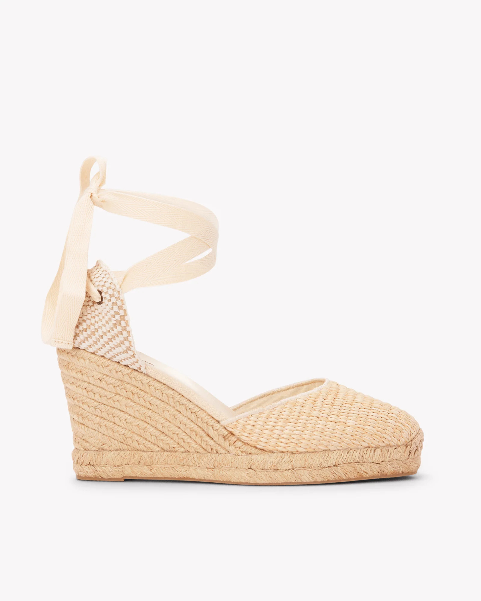 Women's Marseille Wedge Espadrille | Raffia | Natural Undyed | Soludos
