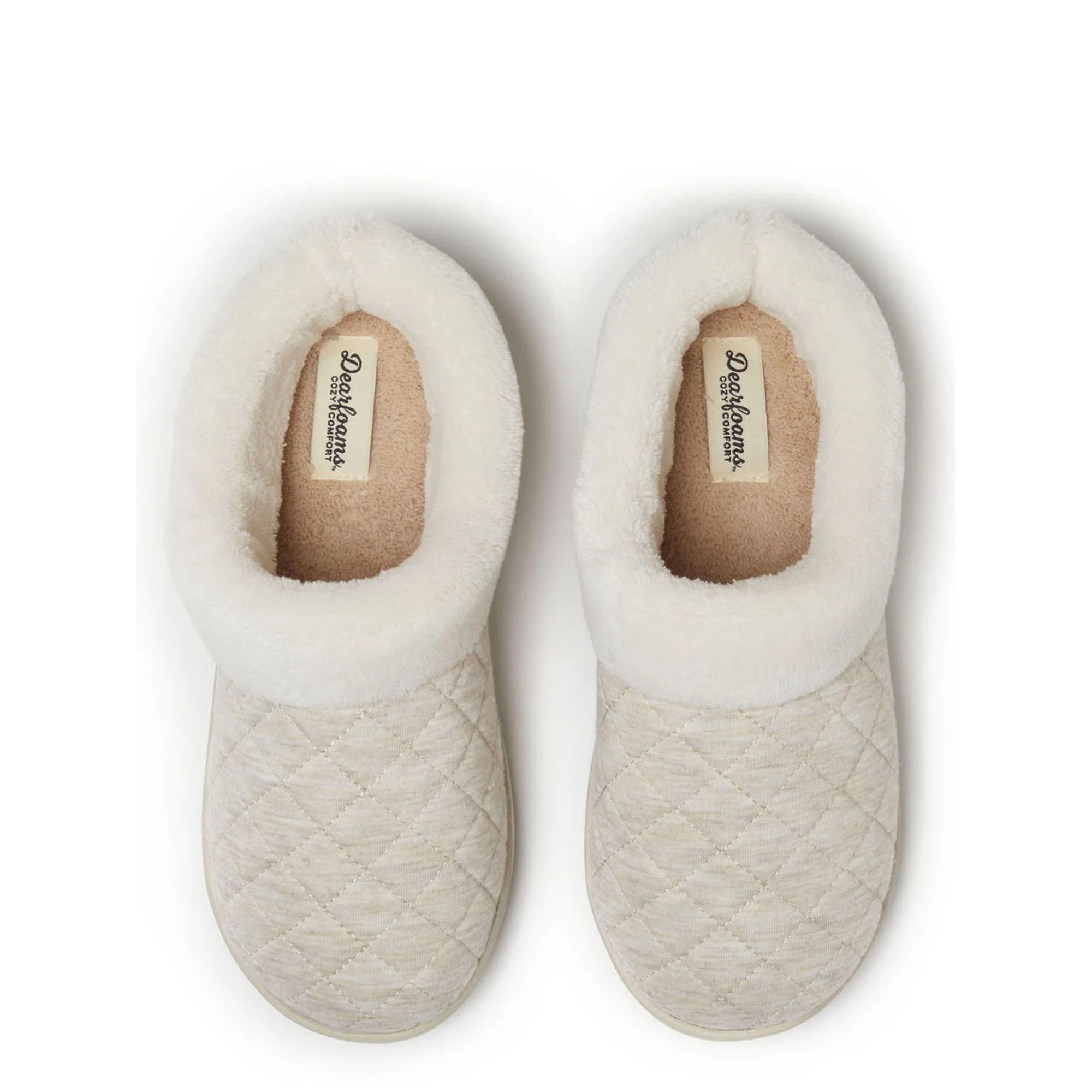 Dearfoams Cozy Comfort Women's Quilted Jersey Clog - Walmart.com | Walmart (US)