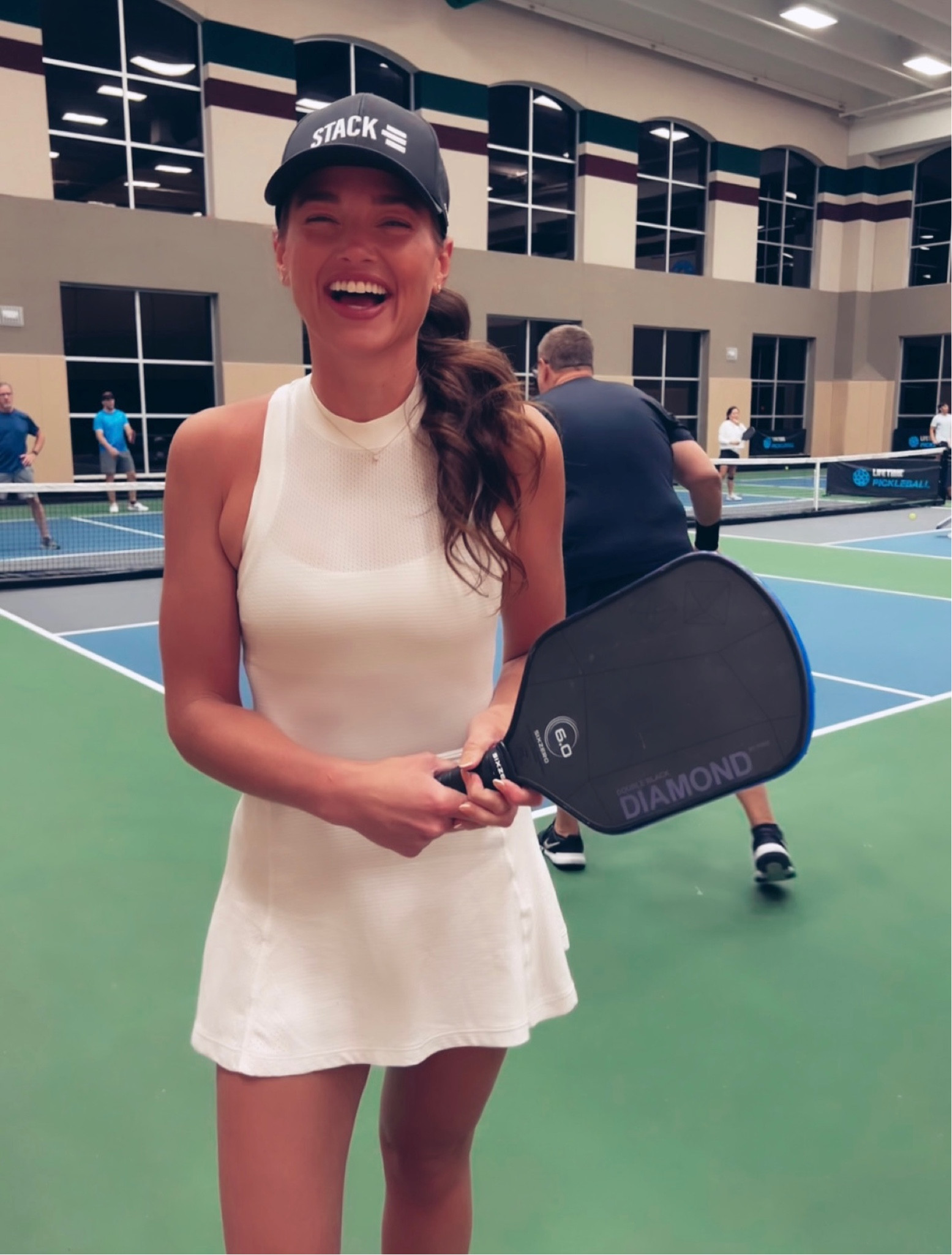 Want to play pickleball, but know where to start? Follow me and I’ll help you! 

Outfit: ON SALE! Lulu lemon size 2 (I’m 5’8, 135lbs and like a more fitted style. Go Size 4 if you want a little give in the fit) 

Shoes: new balance cCG1s, size 10 (had wide toe box which I love for my court shoes. If you’re like me and slide your toes on the ground when you serve (volleyball girls ;) ) these shoes are for you bc they come with rubber toe casing on the front of the shoes to prevent damage to the material.) 

Paddle: ZEROSIX Double Black Diamond 

Hat: STACK athletics 

#LTKfitness #LTKstyletip #LTKsalealert