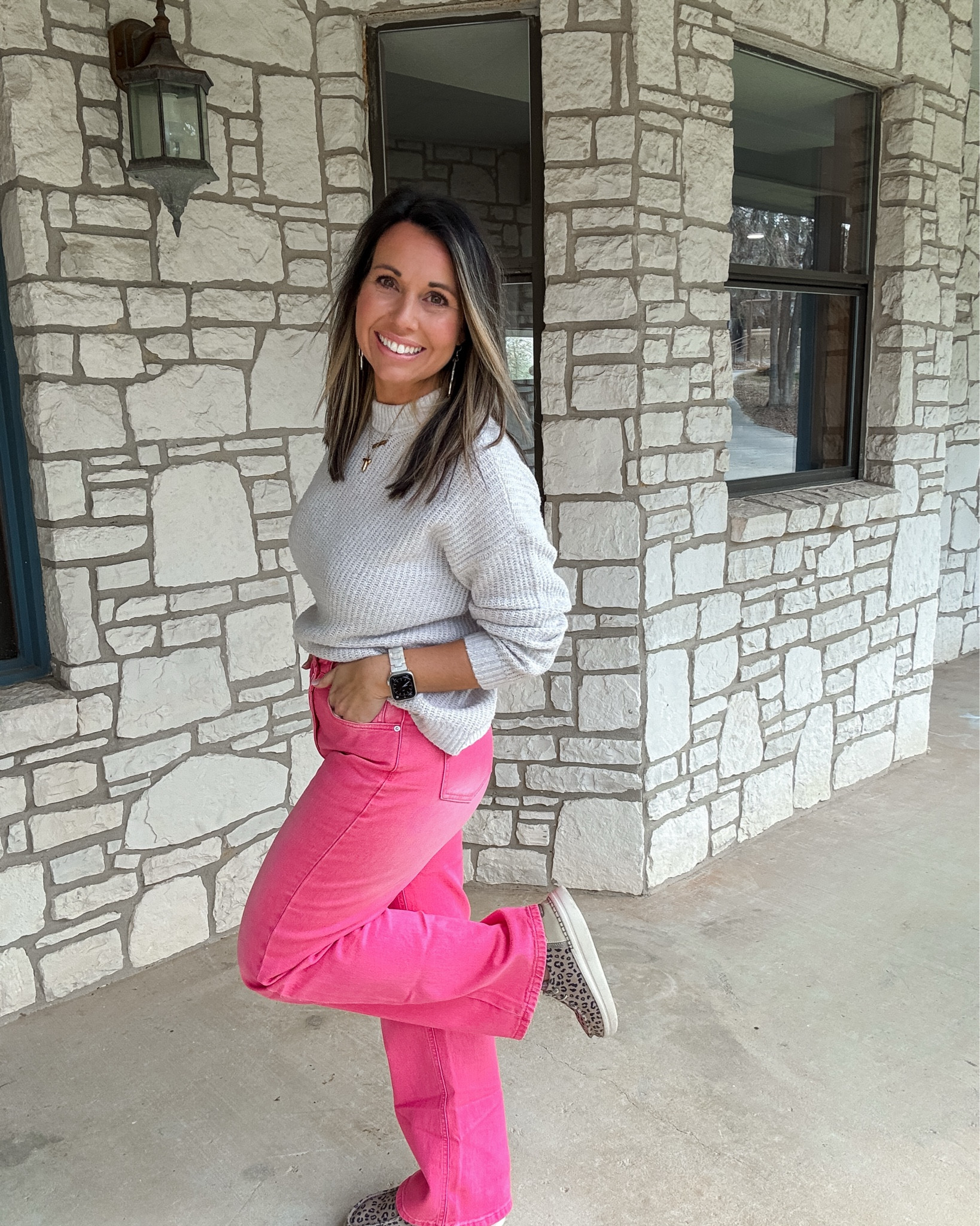 Valentine’s Day Pants 💗 

Wide leg pants are not typically my jam but Y’ALL 🤩 these are soft, the perfect length and this pink color is SPEAKING TO ME!!! 🤷🏻‍♀️

Can’t forget about my essential accessories from @sweetsouthernsoullv & @steelwoolcs 😊

The shoes are @heydudes 🫶🏼

#LTKShoeCrush #LTKStyleTip #LTKPetite