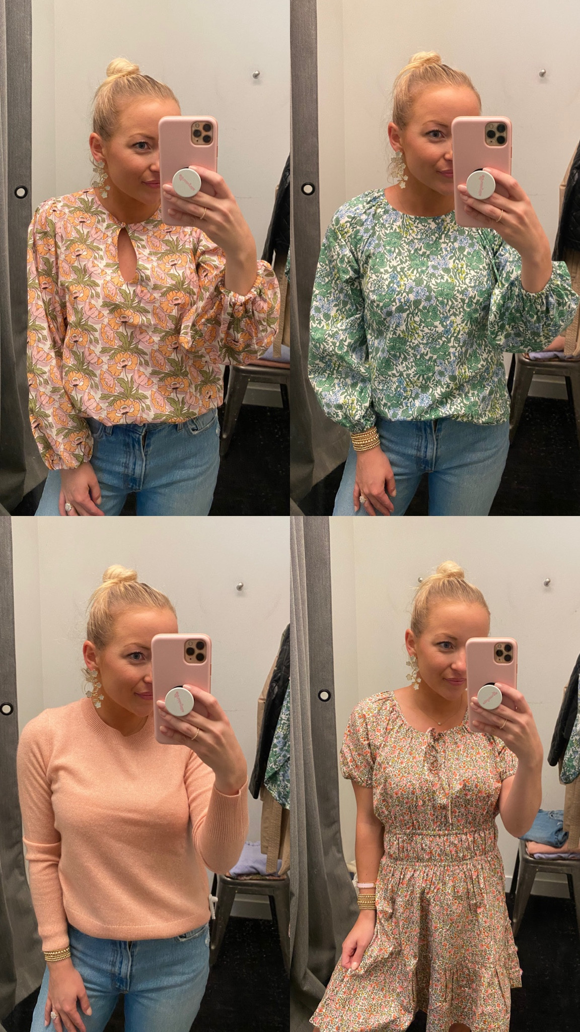 J. Crew printed tops, cashmere sweater, and floral dress! 🧡 #JCrew #fallstyle #sweater 

#LTKunder100 #LTKSeasonal #LTKsalealert