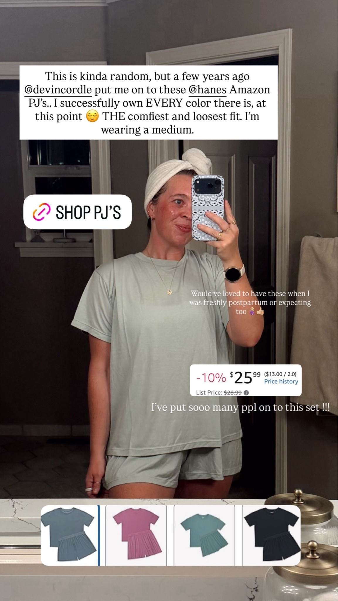 Hanes PJ set! A little birdie told me there’s a $10 off coupon right now as well 🤗 Wearing a size medium 8/10 | M/L | 5’4”

#LTKgrwm #LTKootd