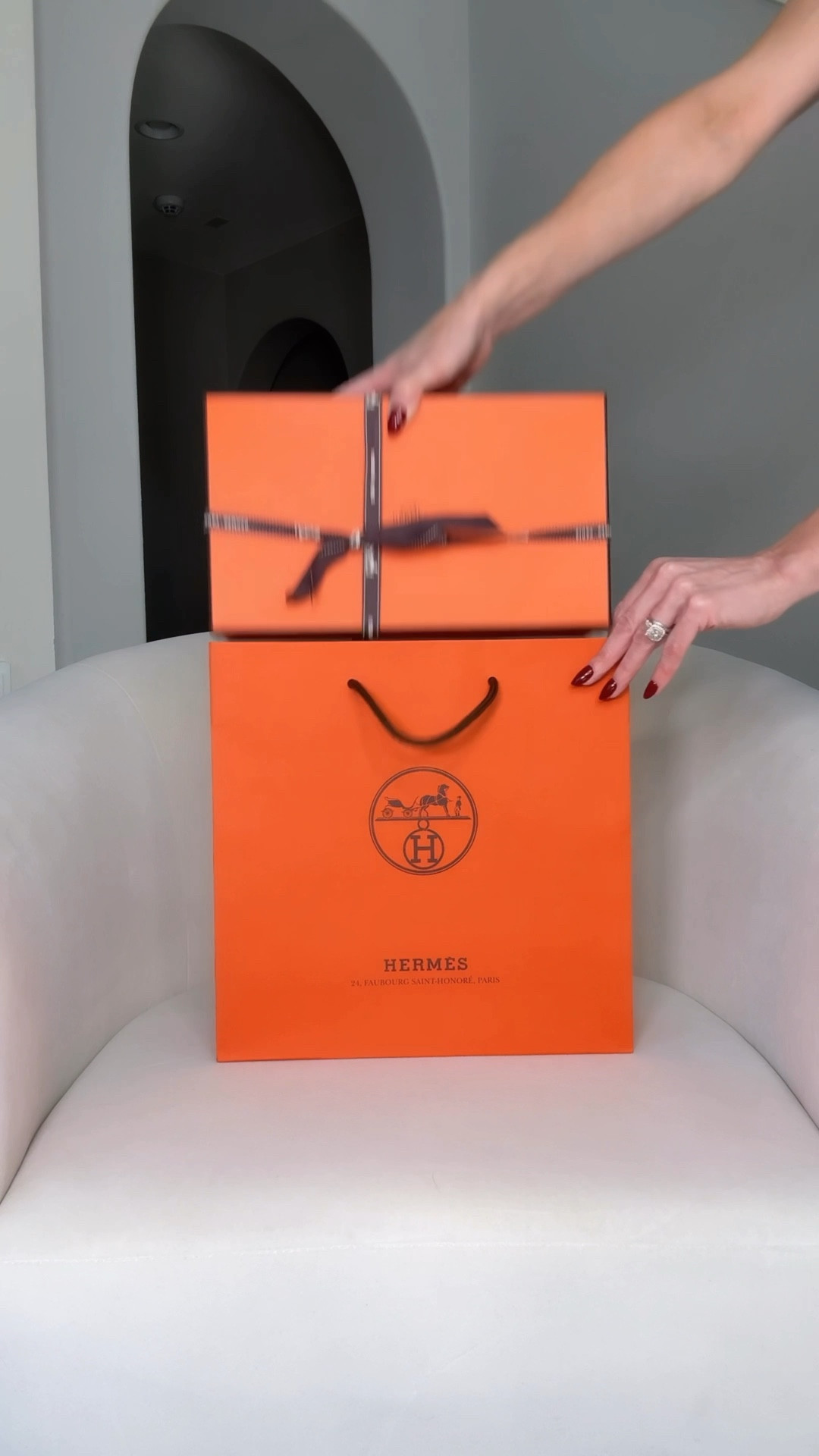 Happiness and best Christmas gifts come in an orange box 🧡 Hermes sandals are the coveted, iconic flats on every woman’s wish list and the Hermes Island sandals / Hermes rubber flip flops are chic, minimalistic, quiet luxury shoes you can wear year after year. Pro tip: size up 1 full size when ordering this luxury Christmas gift for her xoxo 

#LTKVideo #LTKShoeCrush #LTKGiftGuide