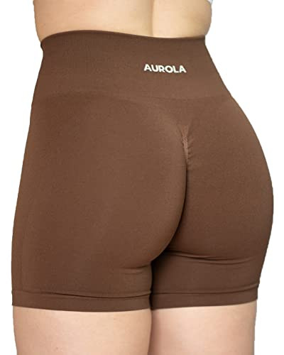 AUROLA Intensify Workout Shorts for Women Seamless Scrunch Short Gym Yoga Running Sport Active Ex... | Amazon (US)