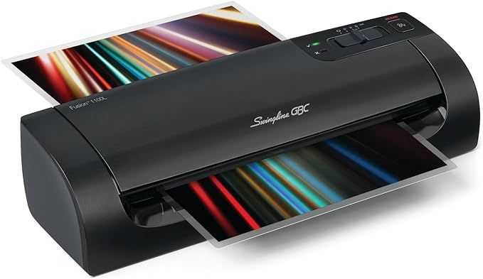 GBC Thermal Laminator Machine, Fusion 1100L, 9 Inch, 4 Min Warm-up, 3 or 5 Mil, with 10 EZUse Lam... | Amazon (US)