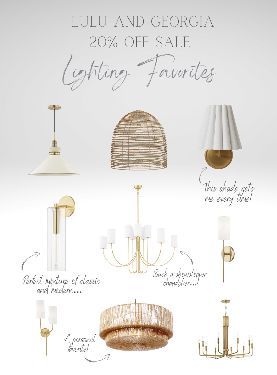Lulu and  Georgia 20% Off Sale | Lighting Favorites

#lightingideas #luluandgeorgia
#neutralhomedecor

#LTKhome #LTKsalealert