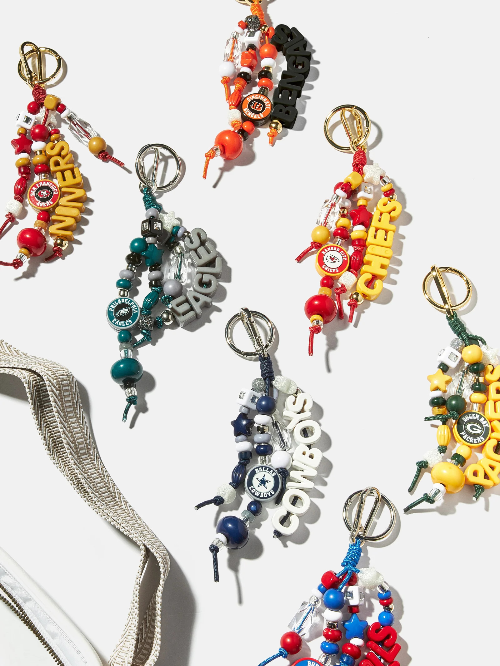 NFL Beaded Bag Charm - Green Bay Packers | BaubleBar