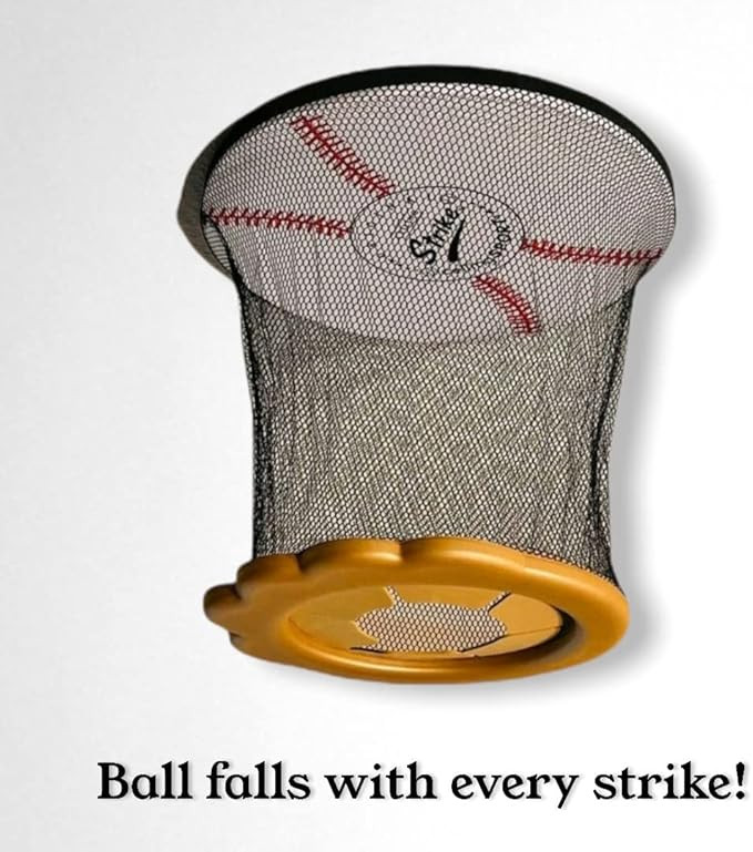 Ceiling Strike: Indoor Easy Catch Ceiling Baseball Kids Toy Game Training Equipment - Includes So... | Amazon (US)