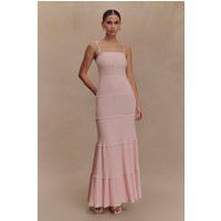 Finley Pointelle Knit Maxi Dress - Baby Pink I MESHKI I Size XXS | MESHKI US