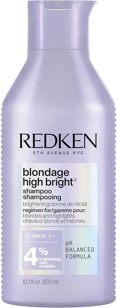 Redken Blondage High Bright Shampoo  | Brightens and Lightens Color-Treated and Natural Blonde H... | Amazon (US)