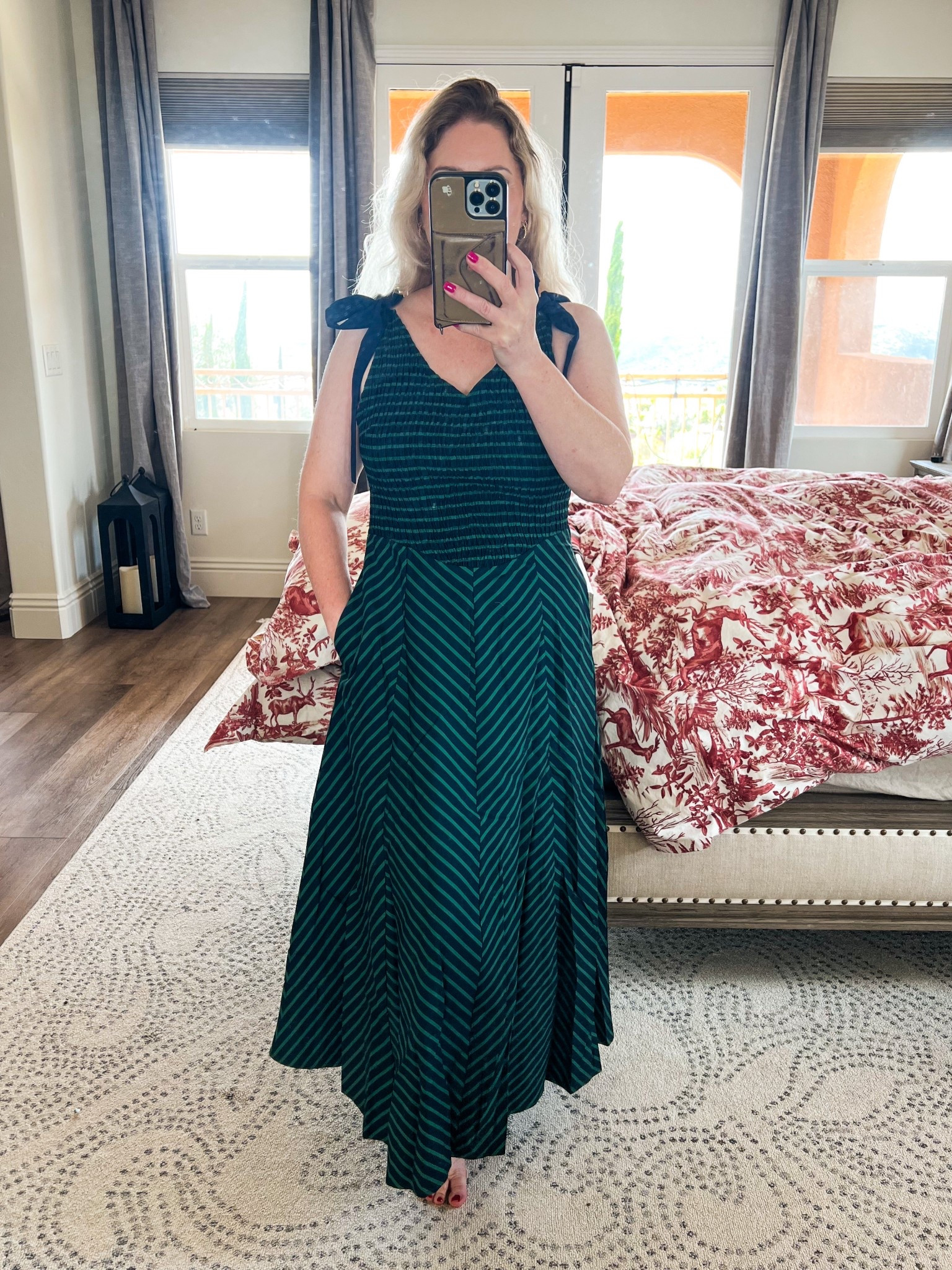 Fun spring / summer dress with pockets and ties at the shoulder. Comes in many different colors. 

#LTKSeasonal #LTKStyleTip #LTKPetite