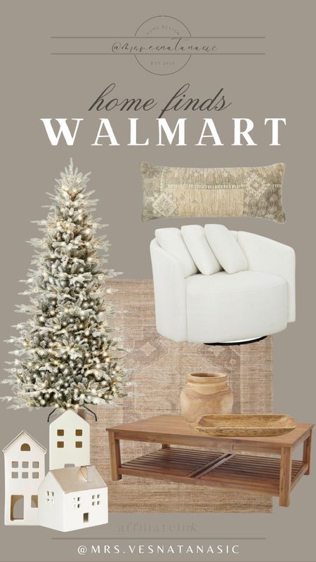 Walmart home finds for a neutral home and some Holiday decor! These ceramic houses are so cute and so affordable. 

Walmart, Walmart home, Holiday, Christmas tree, Holiday decor, Christmas decor, coffee table, swivel chair, accent chair, living room, bedroom, affordable home, Walmart finds, Walmart Holiday, 

#LTKHoliday #LTKSeasonal #LTKhome