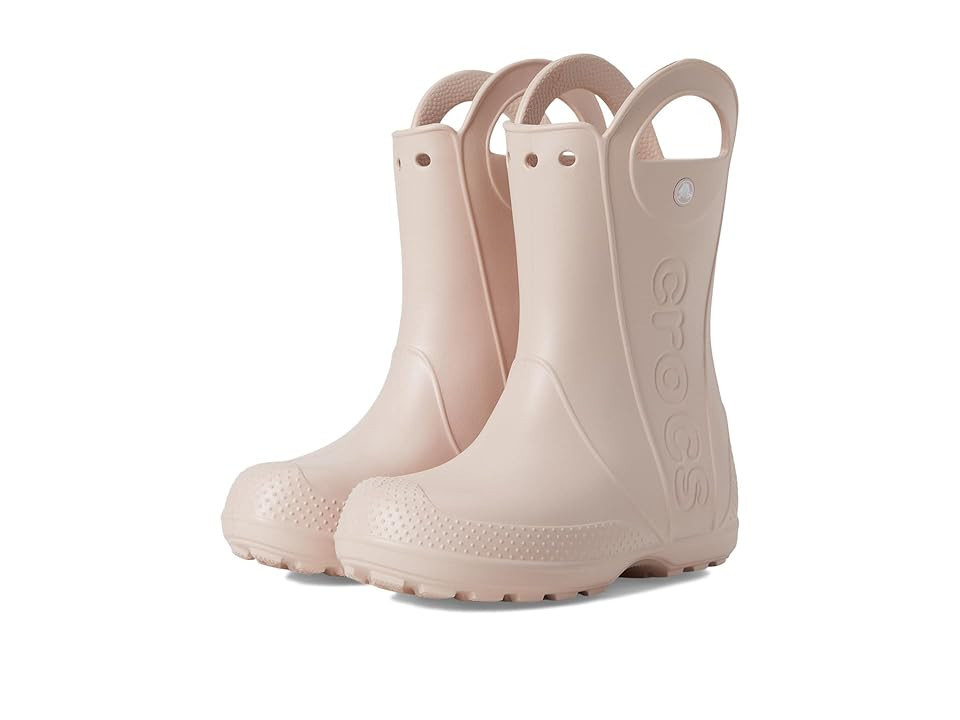 Crocs Kids Handle It Rain Boots (Big Kid/Little Kid) Kids Shoes Quartz Pink : 1 Little Kid M | Zappos