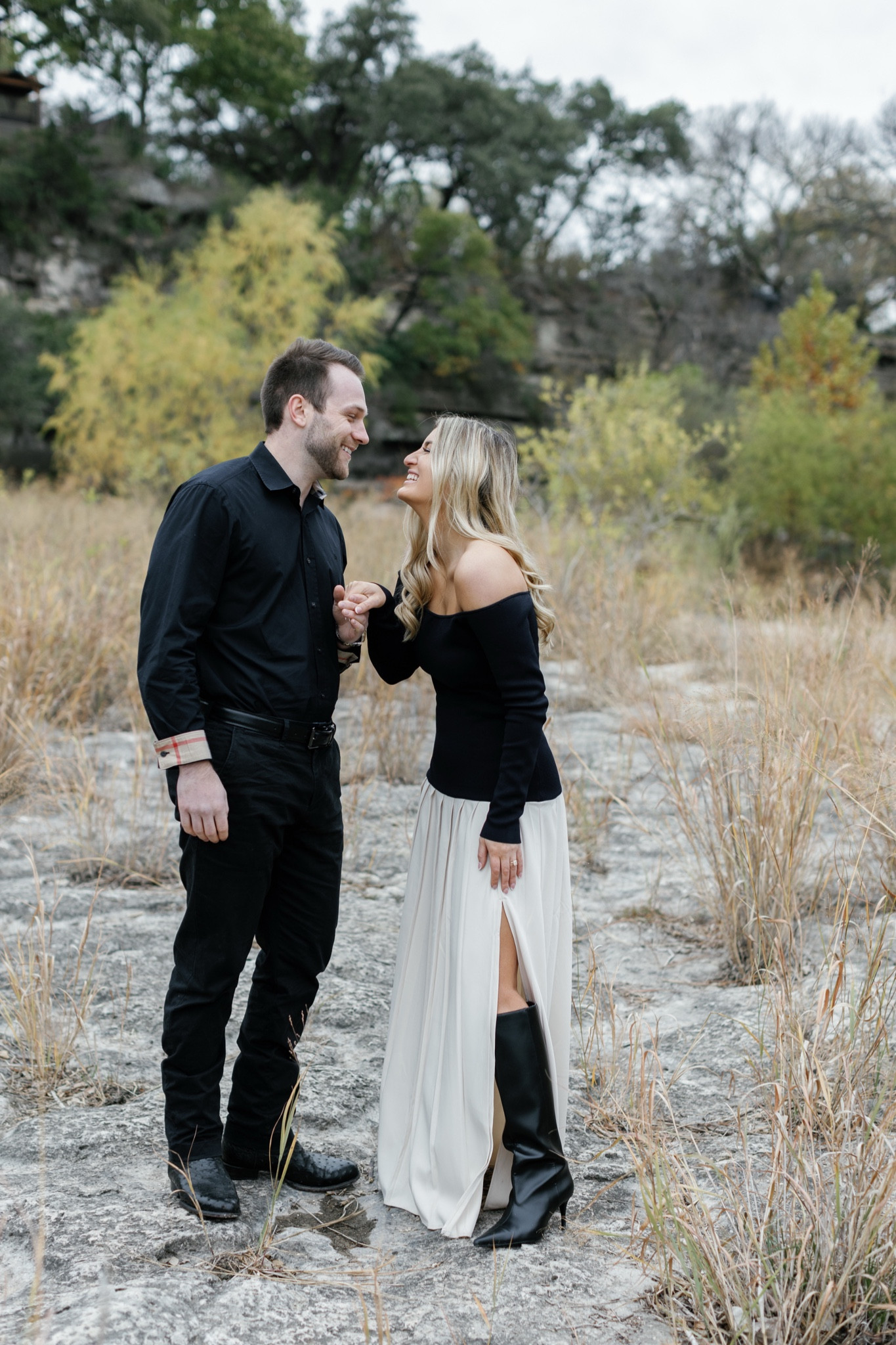 Engagement Photos - Black and cream maxi dress from Meshki. I’m wearing a size Small.

#LTKMidsize #LTKWedding #LTKMostLoved
