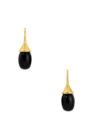 Heaven Mayhem Odette Drop Earring in Black & Gold from Revolve.com | Revolve Clothing (Global)