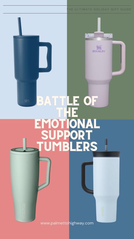 Let the battle of the tumblers commence! 

#WaterBottle
#Tumbler
#HydrationCompanion
#ReusableCup
#DrinkwareEssentials

#LTKfindsunder50 #LTKHoliday #LTKGiftGuide