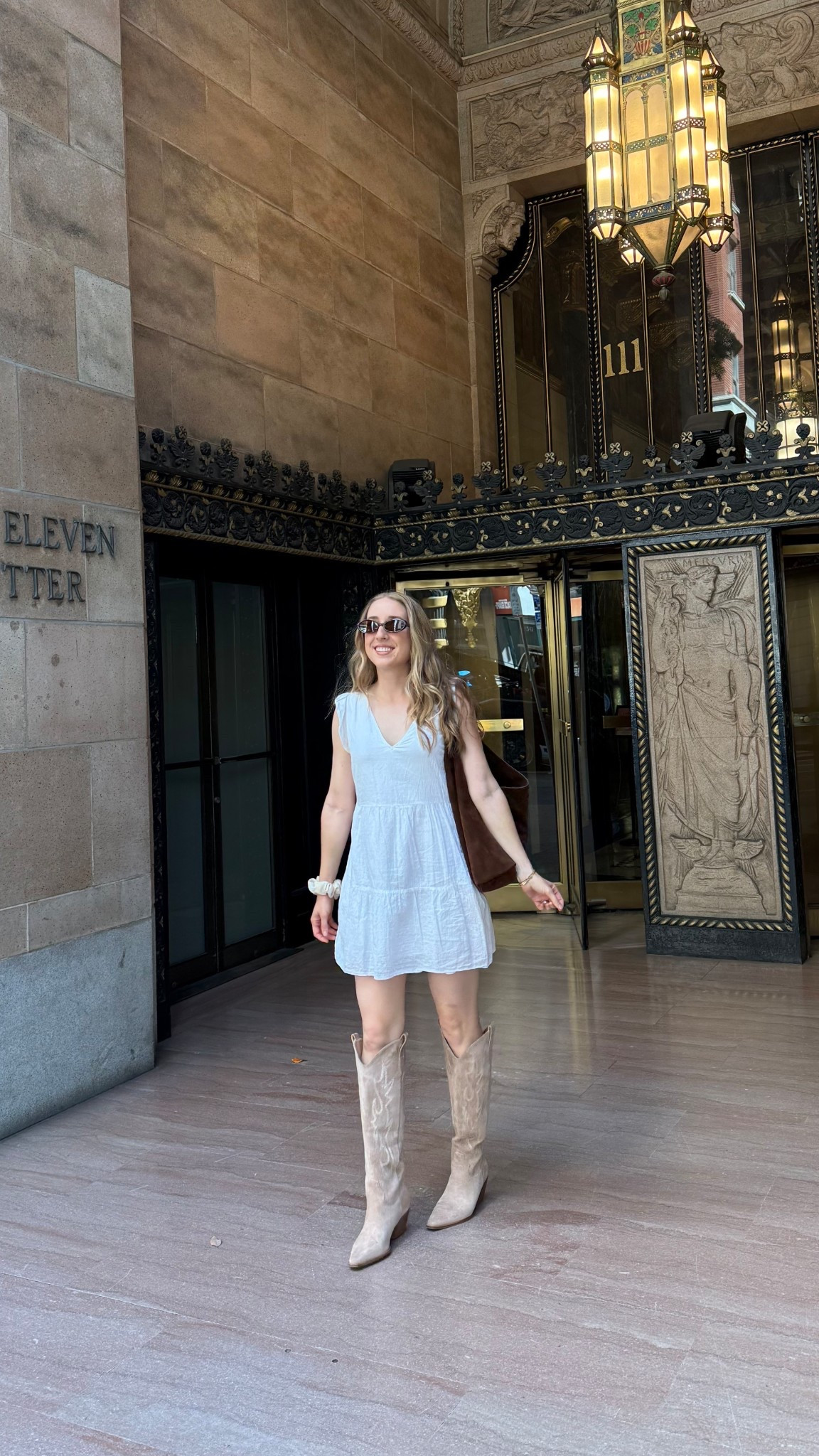 Summer transition to fall outfit ☀️🍁

Cowboy boots | suede purse

#LTKSeasonal