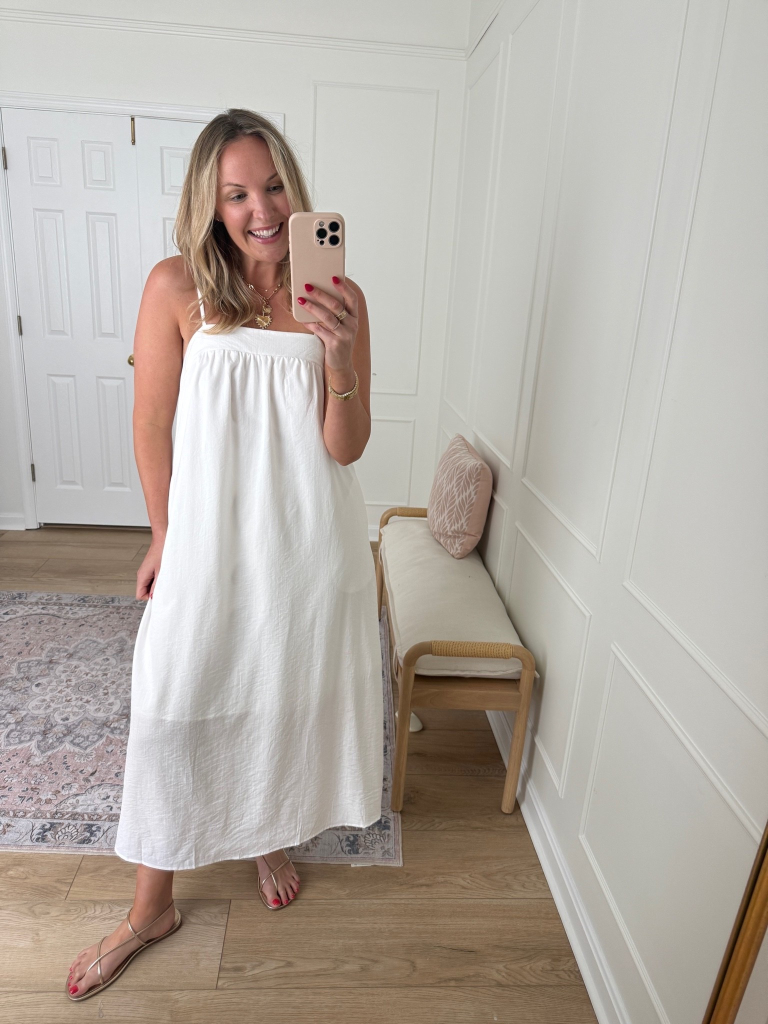 Lightweight summer dress - vacation outfit - wearing a med