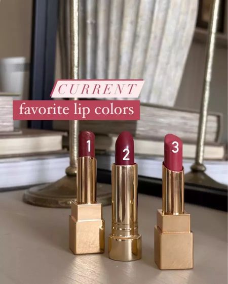 Favorite lipstick colors 1. In the shade “Nude Tribute” #14  2. In the shade “Fashion” (soft berry color) 3. In the shade “Nu Incongru” #12

#LTKbeauty