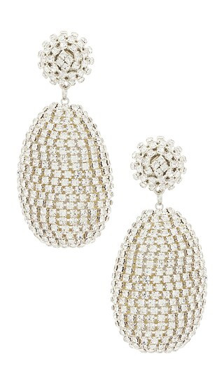 Arlo Drop Earrings in Silver | Revolve Clothing (Global)