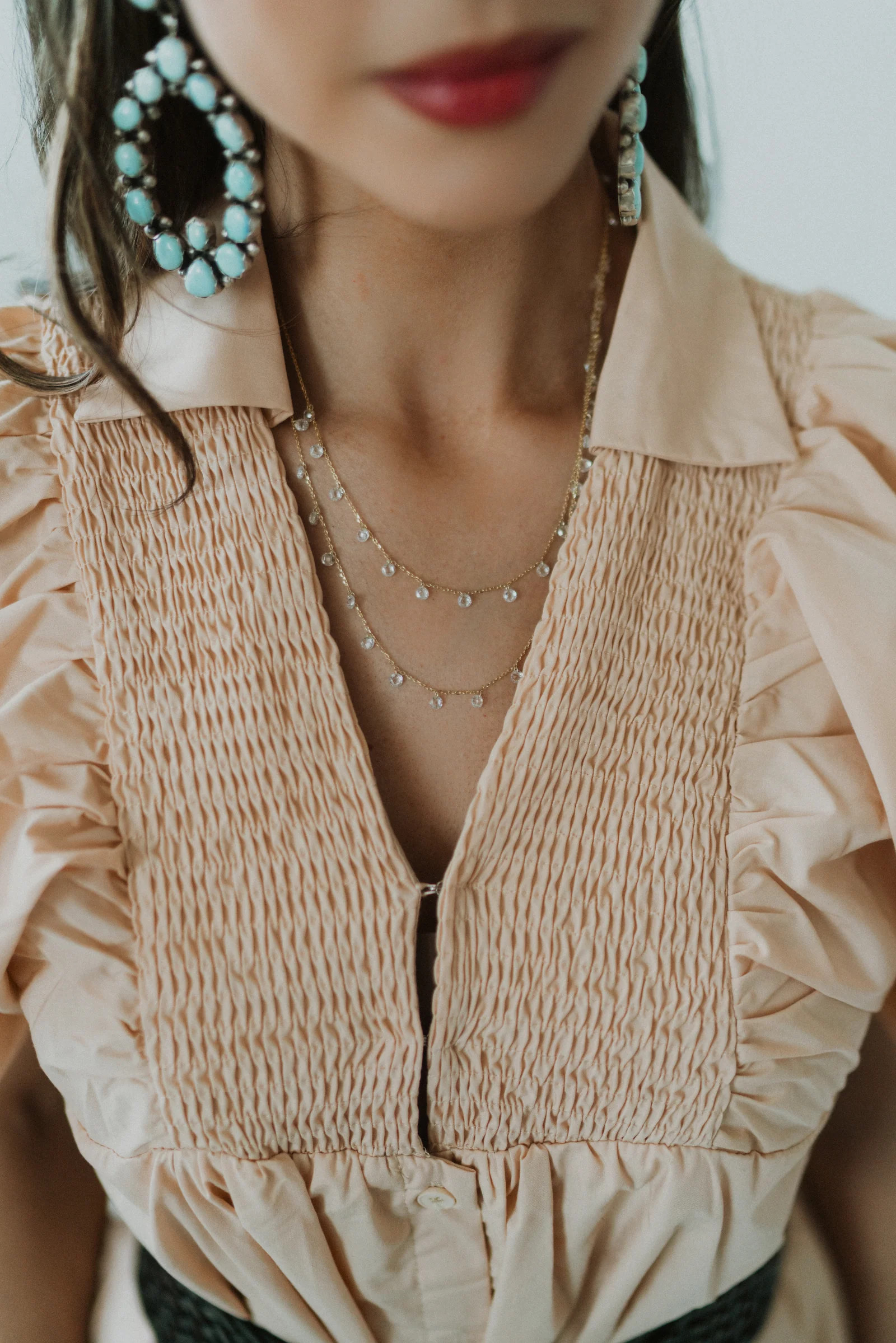 Mittens Necklace | Gold | Goldie Lew Jewelry