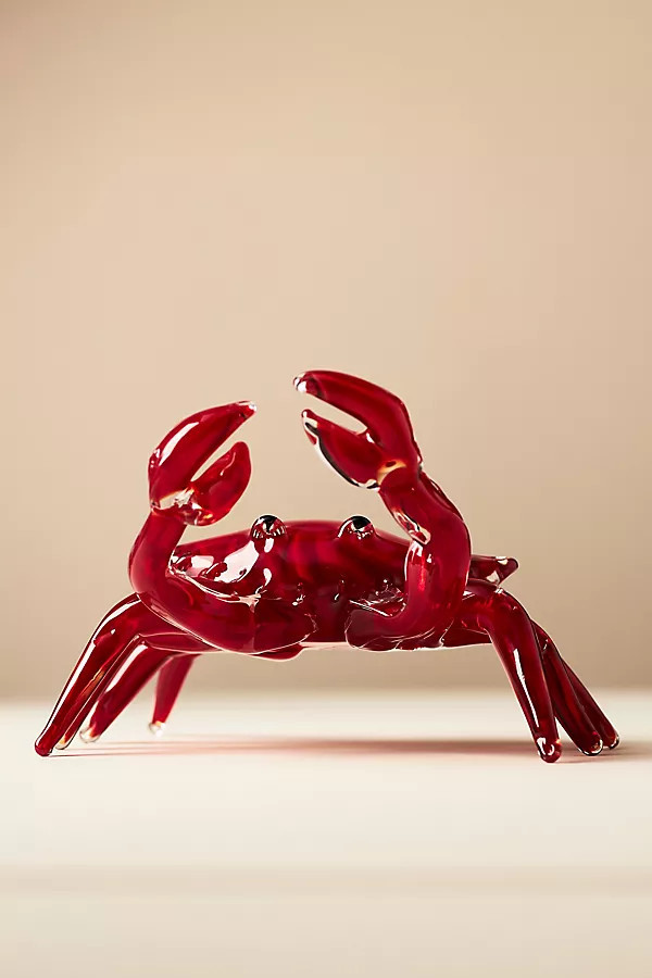 Art Glass Crab Decorative Object | Anthropologie (US)
