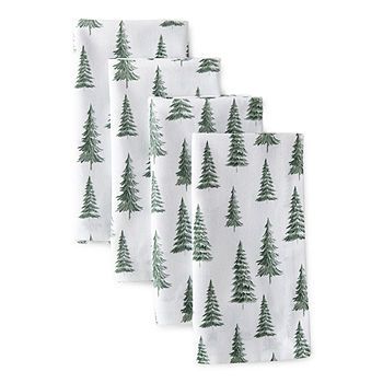 North Pole Trading Enchanted Woods Christmas Tree 4-pc. Napkins | JCPenney