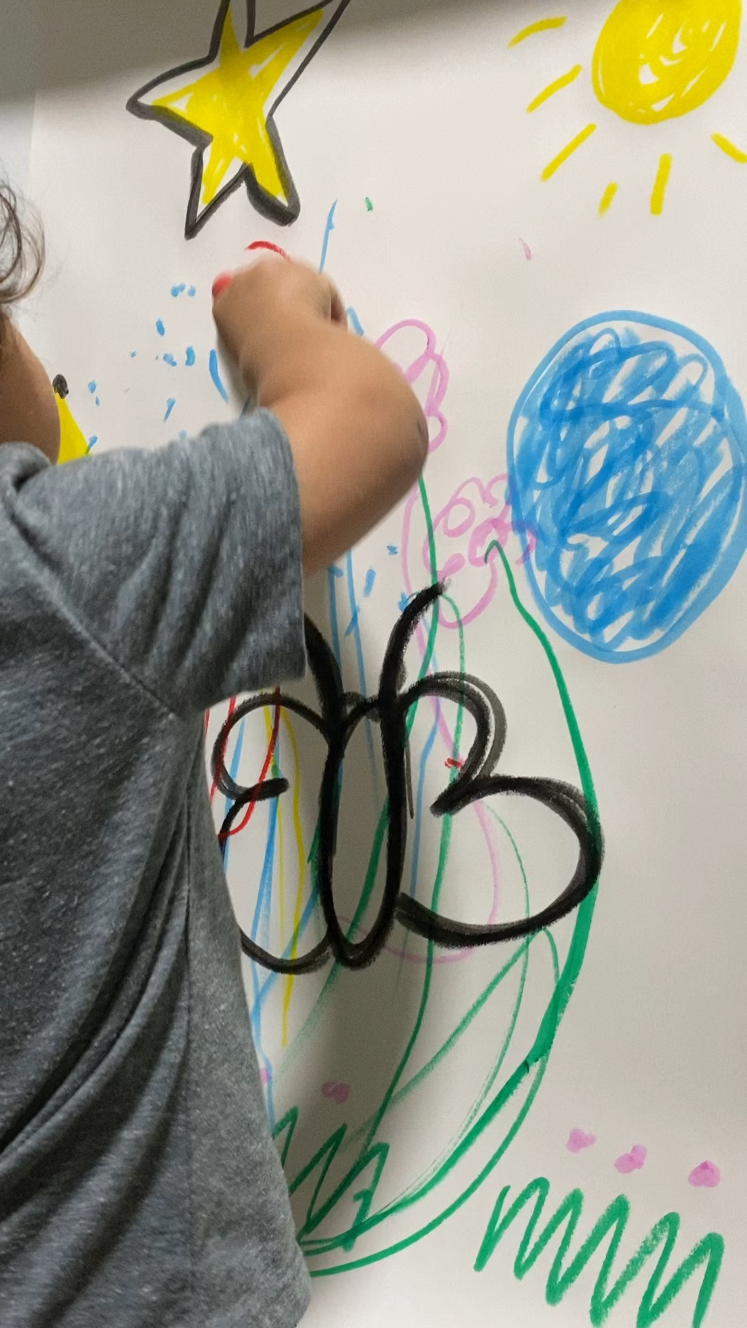 Artist at work!😂 Baby L loves these tempera paint sticks as much as I do!😍 The pigmentation is terrific!🙌 They are the perfect gift for toddlers this holiday season!🎄🎁❤️

#LTKGiftGuide #LTKkids #LTKHoliday