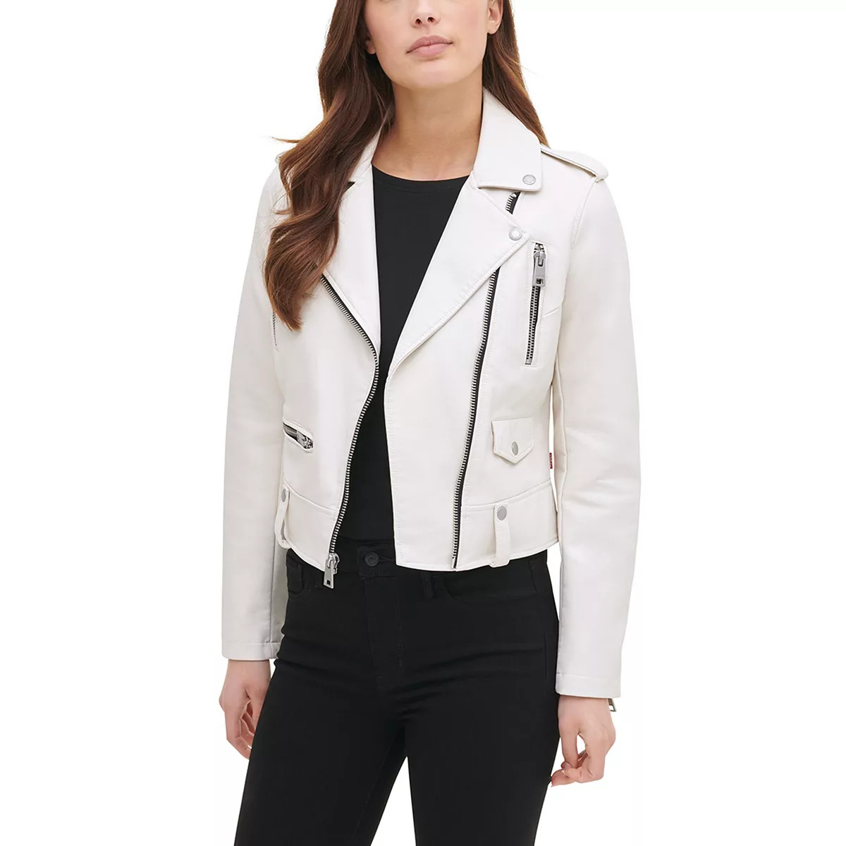 Women's Levi's® Classic Faux Leather Asymmetrical Motorcycle Jacket | Kohl's