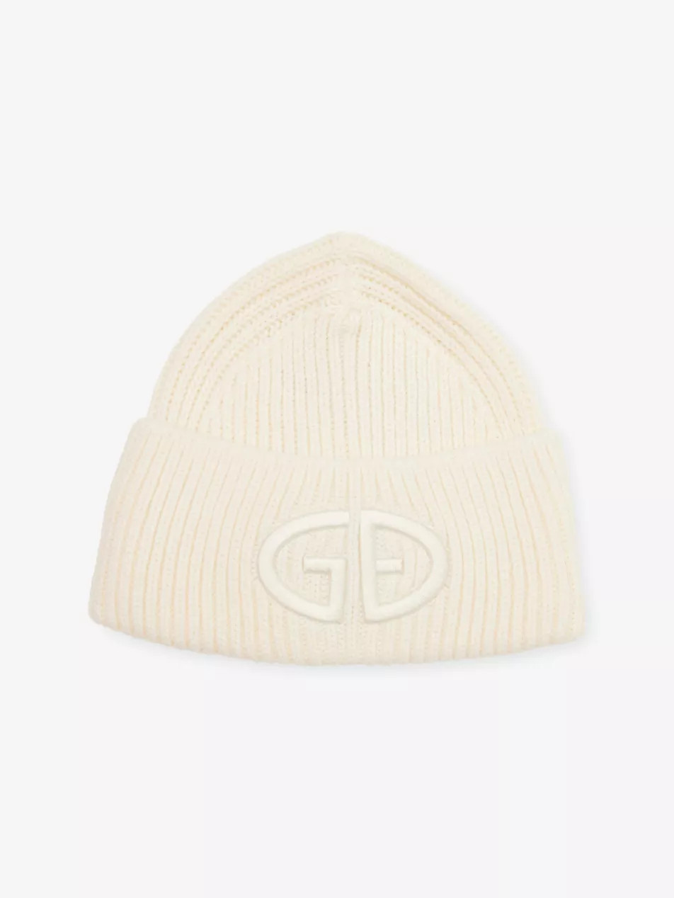 Valerie Logo-Embroidered Knitted Beanie | Selfridges