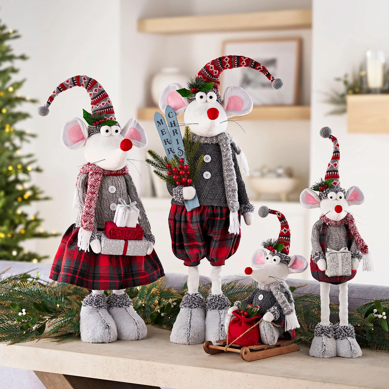 Member's Mark Plush Mice Family, Set of 4 | Sam's Club