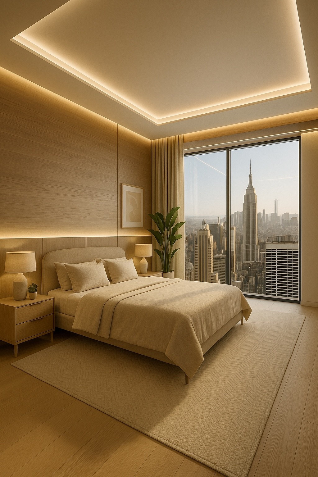 Soft beige tones, warm ambient LED lighting and a cozy textured blanket create a serene, stylish bedroom that feels like a luxury retreat. Perfect for minimalist interiors and cozy home vibes — ideal for a calm morning or relaxing evening 🛏️ #ModernBedroom #NeutralDecor #HomeInspo #InteriorDesign #BedroomGoals #MinimalistHome #CozyBedroom #LEDLighting #NeutralTones #HomeDecor101 #BedroomInspiration #ModernInterior

#LTKHome #LTKvlog #LTKootd