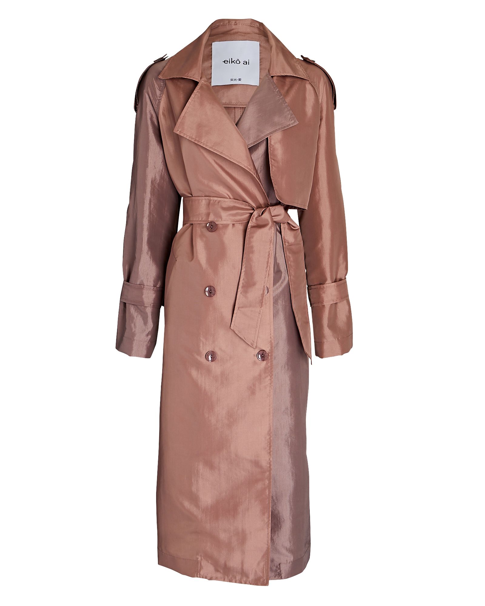 Ion Two-Tone Trench Coat | INTERMIX