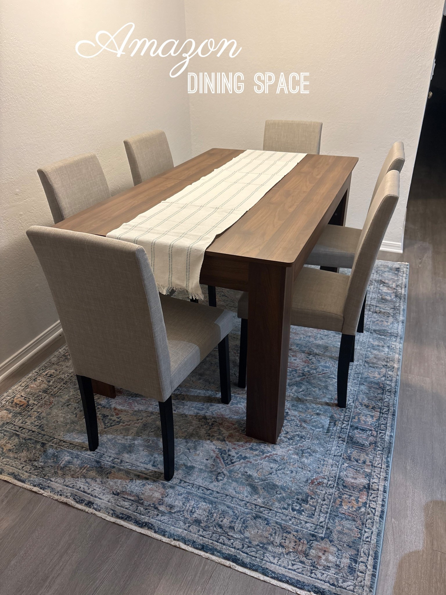 When your son and his wife are setting up their first home together and create a beautiful dining space   That is extremely affordable. #diningroom #firstplace

#LTKHome