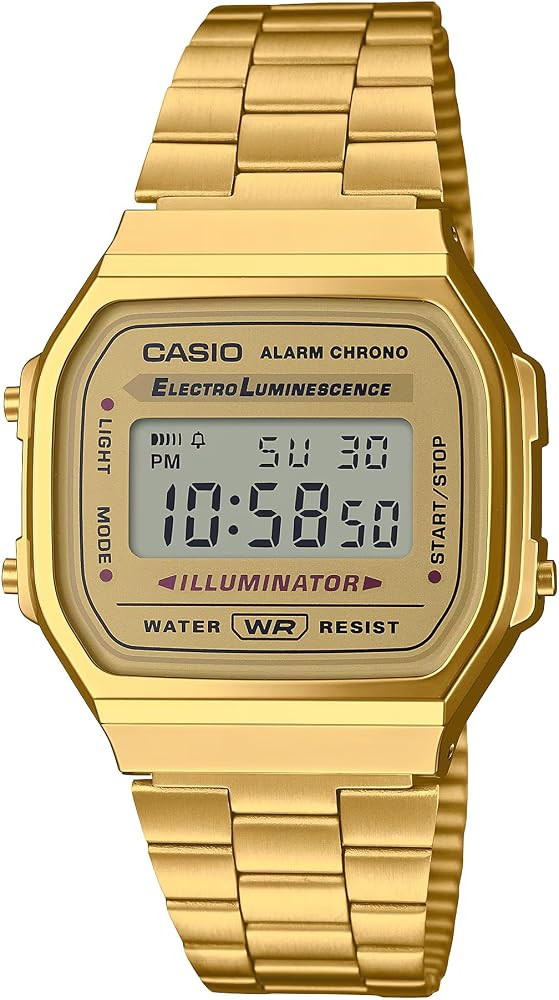 Casio Vintage Retro Collection Metal Watch A168W | Amazon (US)