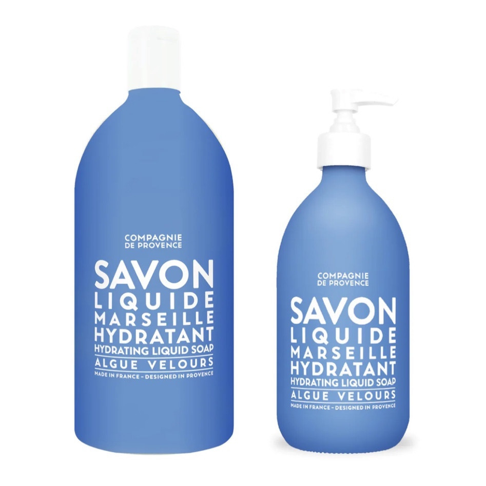 Love the beautiful blue and the clean lines of this soap. Thinking of ordering a bunch of bottles for some of the Maine bathrooms. Also feel like they’d look gorgeous in a glass front bathroom cabinet. Love when the necessities are pretty.