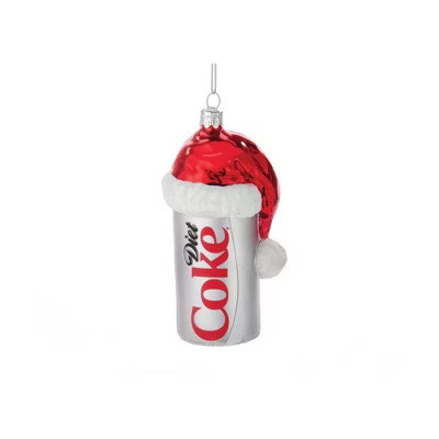 Kurt Adler Glass Ornament for Christmas Tree, Festive Diet Coke | Target