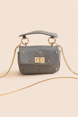 Izzie Quilted Studded Mini Crossbody - francesca's | Francesca's