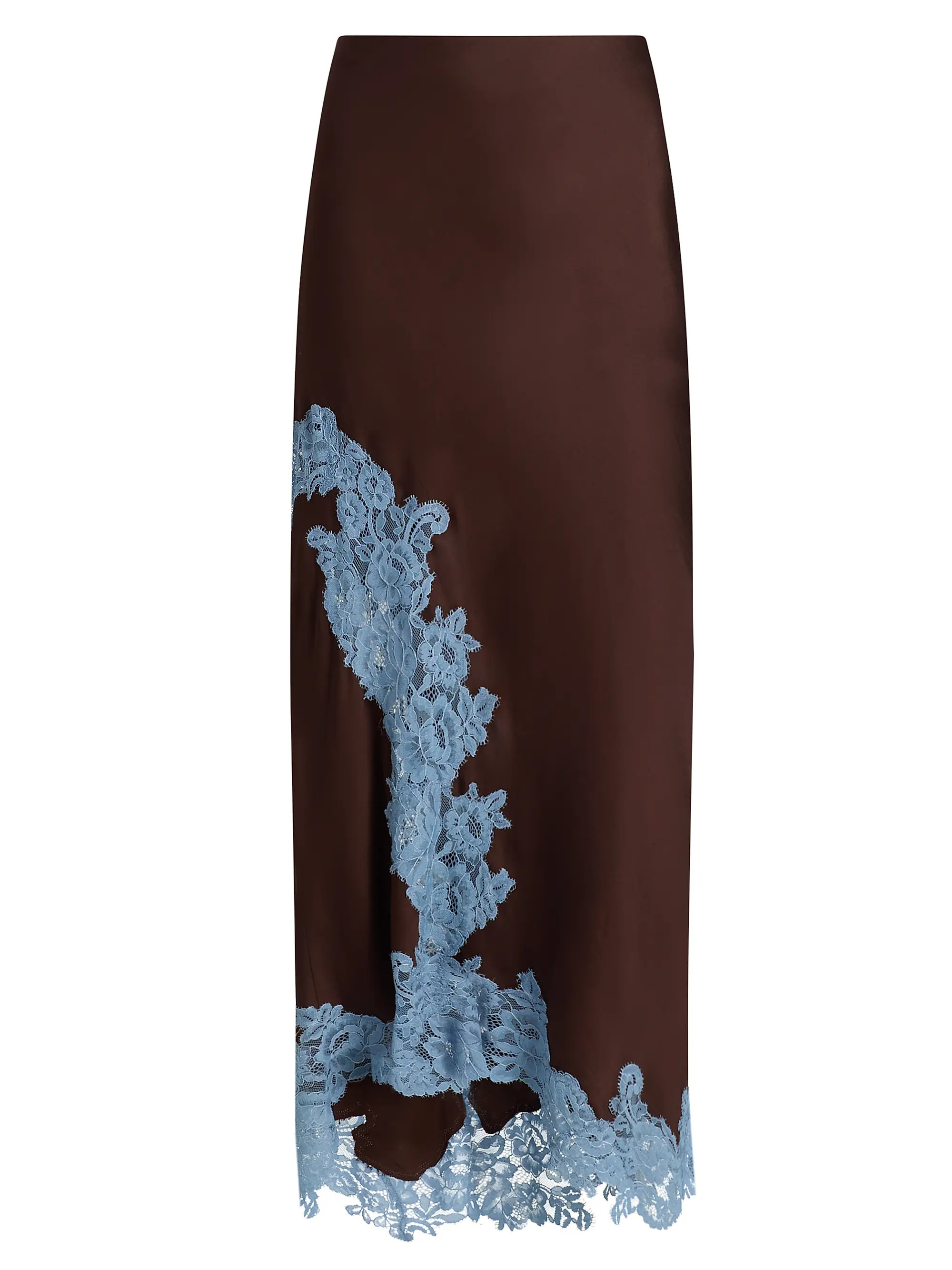 A.L.C. Olivia Contrast Lace-Trim Maxi Skirt | Saks Fifth Avenue | Saks Fifth Avenue
