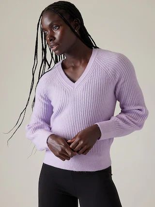 Layover V-Neck Sweater | Athleta