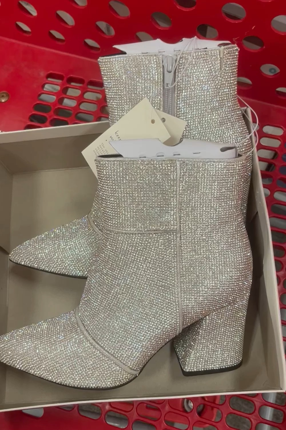 These silver ankle boots at Target are so fun! Perfect for a bachelorette party and a striking holiday boot.

#LTKStyleTip #LTKShoeCrush #LTKWedding