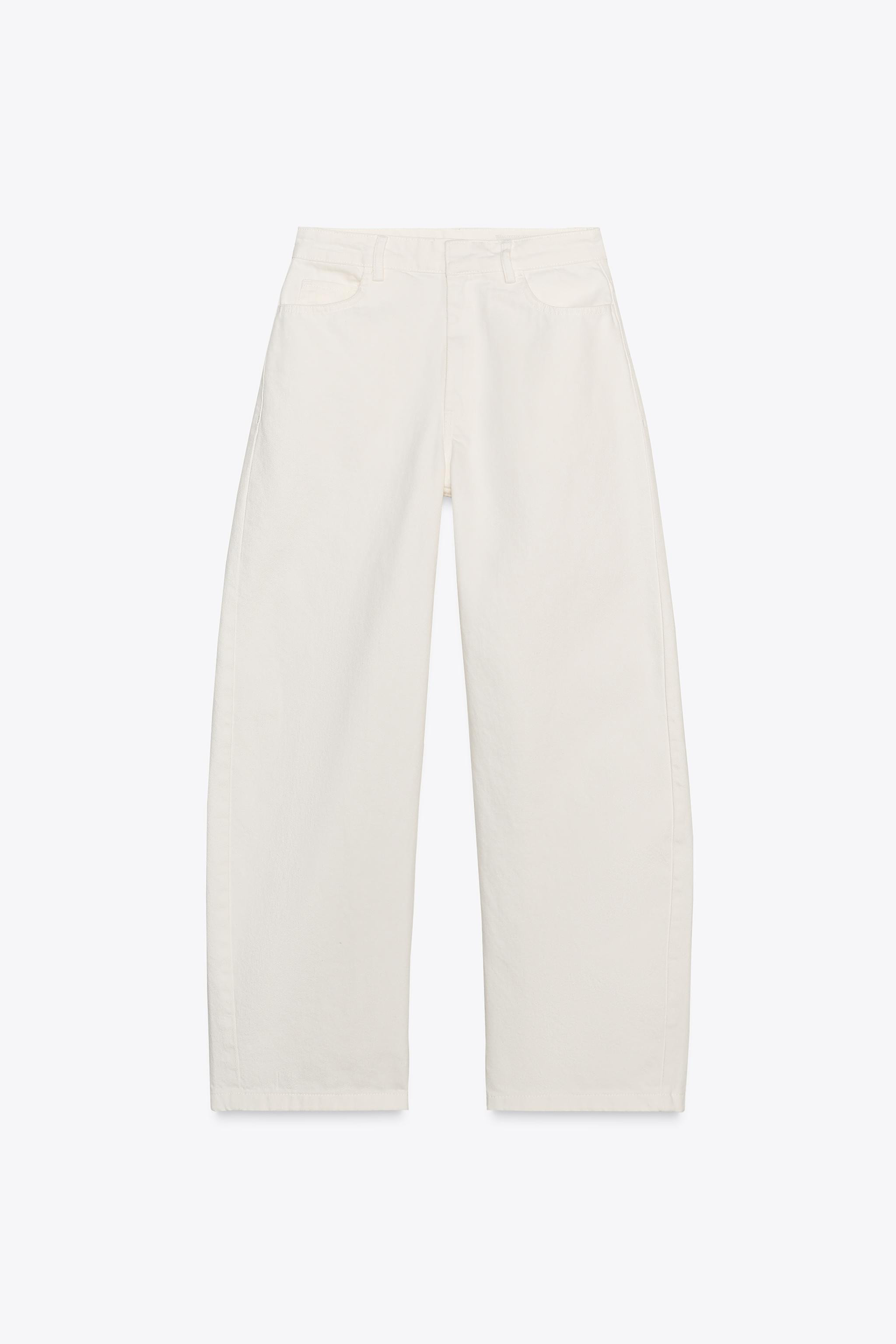 MID WAIST BARREL JEANS ZW COLLECTION | Zara US
