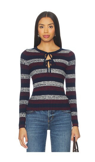 HEARTLOOM Clarice Sweater in Blue. - size S | Revolve Clothing (Global)