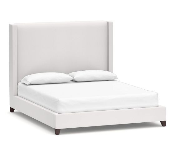 Harper Non-Tufted Upholstered Bed | Pottery Barn (US)