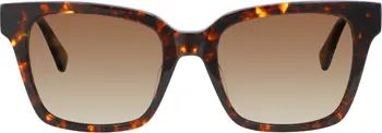 harlow 55mm polarized gradient square sunglasses | Nordstrom