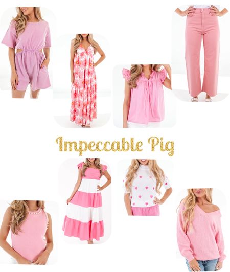 Impeccable Pig in pink. Pink dresses, sweaters, jeans, rompers. Perfect for brunch, baby showers, wedding events and more 

#LTKfindsunder50 #LTKfindsunder100 #LTKstyletip