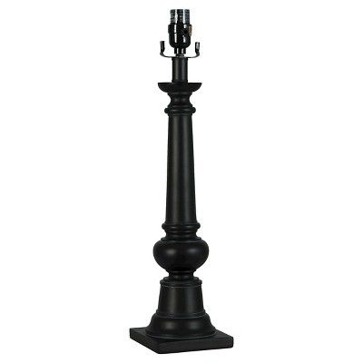 Column Large Lamp Base Black - Threshold™ | Target
