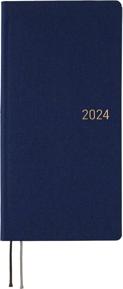 Hobonichi Techo Weeks Mega [English/Tall and Slim Size/January 2024 Start] Colors: Deep Navy | Amazon (US)