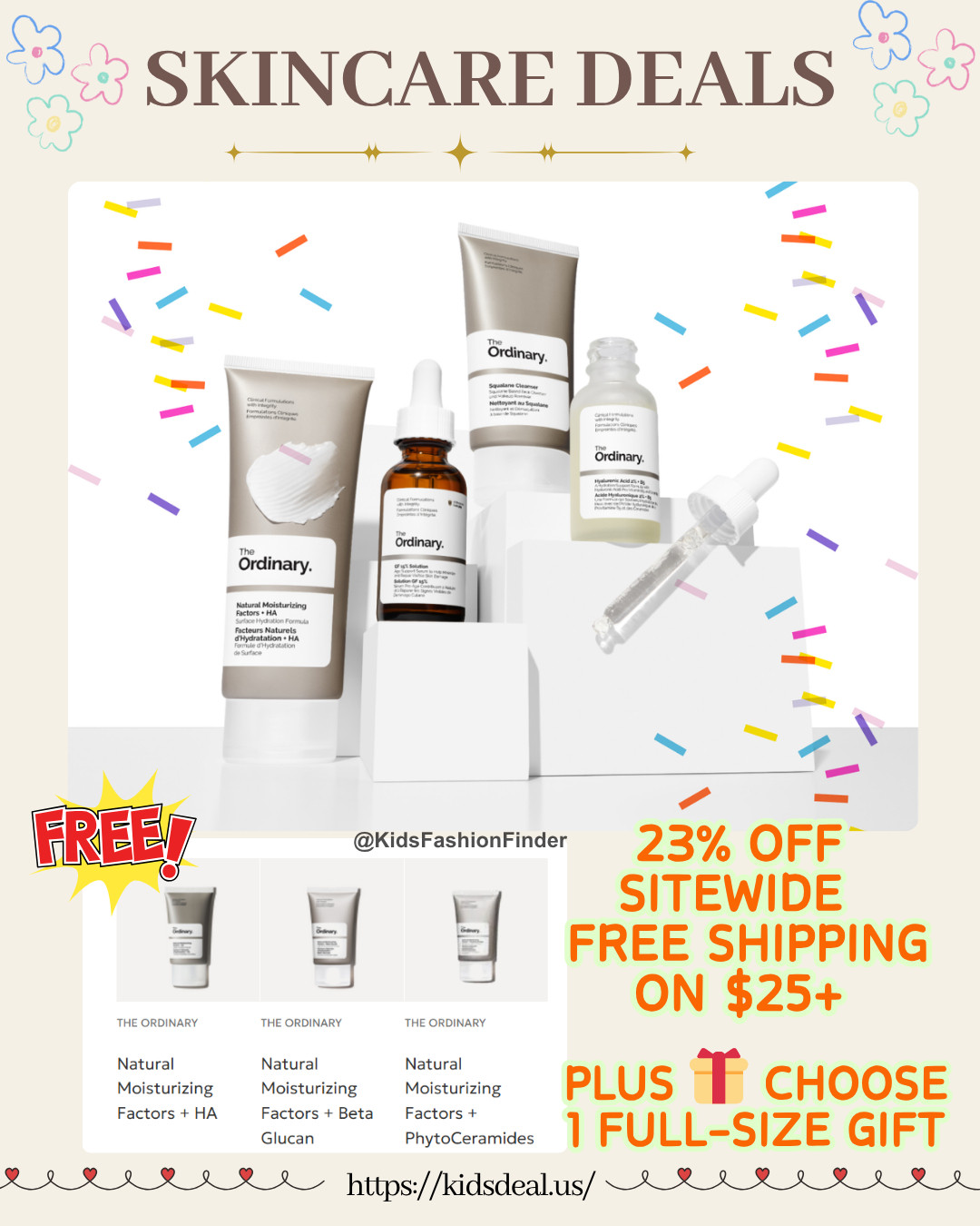 The Ordinary sale 🧴✨

23% OFF sitewide 🙌
Free shipping on $25+ 🚚

Plus 🎁 choose 1 full-size gift

Perfect time to restock your skincare 💛

#theordinary #skincaredeals #beautyfinds #salealert #momfinds 

 

#LTKSaleAlert #LTKselfcare #LTKmorningroutine