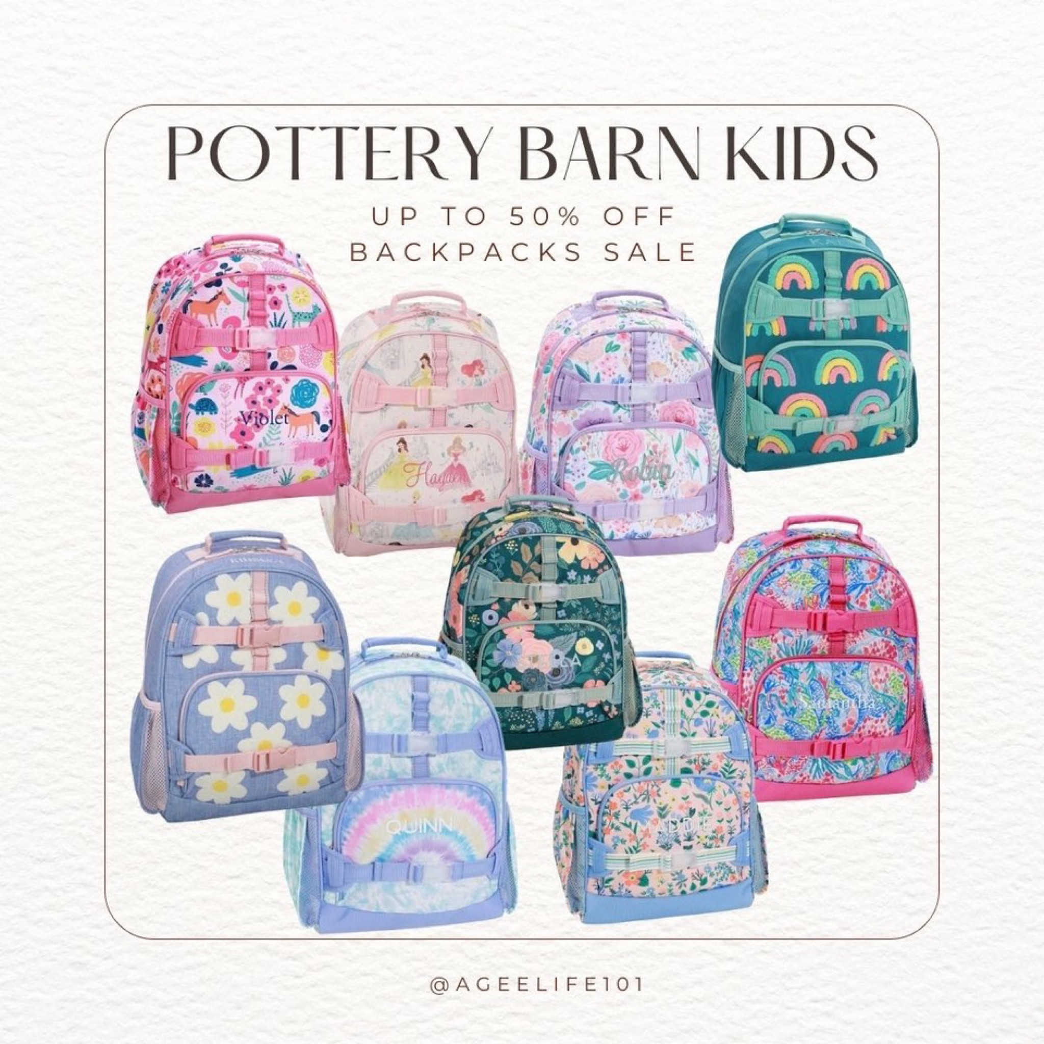 Back to school sale at Pottery Barn Kids!!! Up to 50% off on some backpacks and lunch boxes!!!
:
These are hands down the best most durable backpacks. My oldest carried the same backpack from prek through first grade! It still looks brand new

#LTKSaleAlert #LTKKids #LTKSummerSales